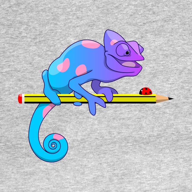 Colorblind chameleon by tuditees